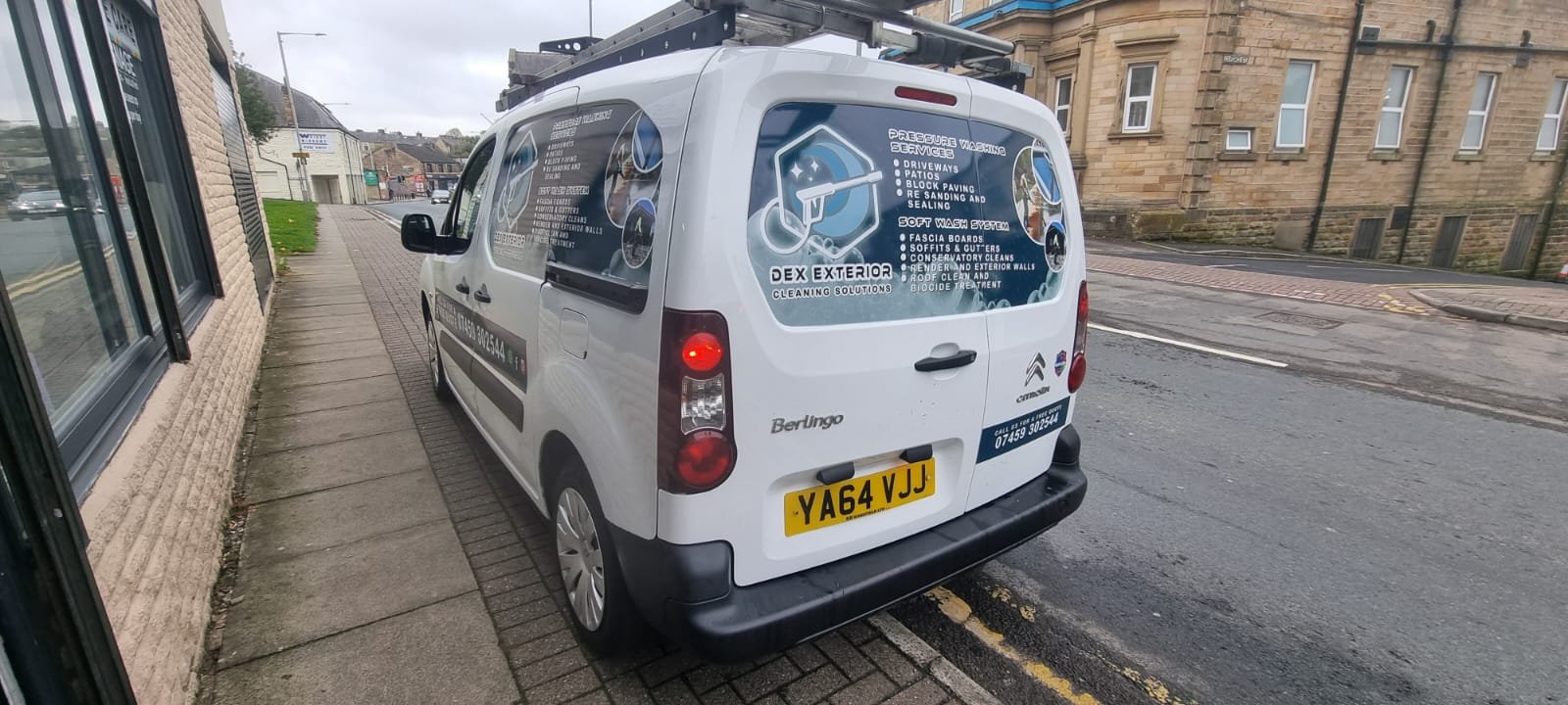 Van signage — Bury Van Signs job